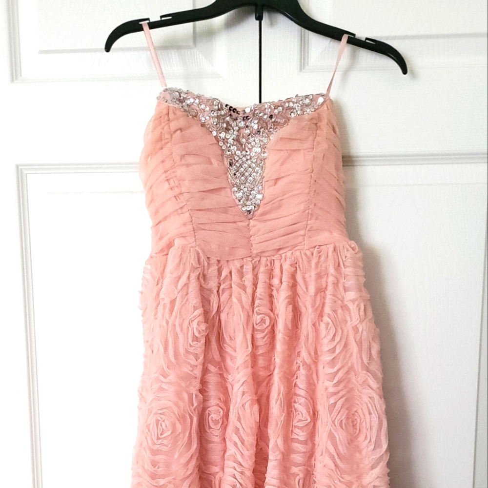 Pink Trixxi Prom dress.